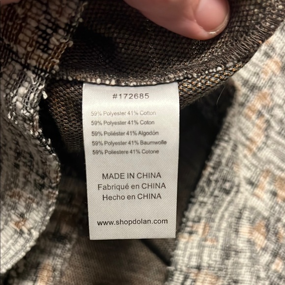 Dolan by Anthropologie Gray, White, Beige Knit Cardigan / Blazer Jacket size XS - Picture 15 of 16